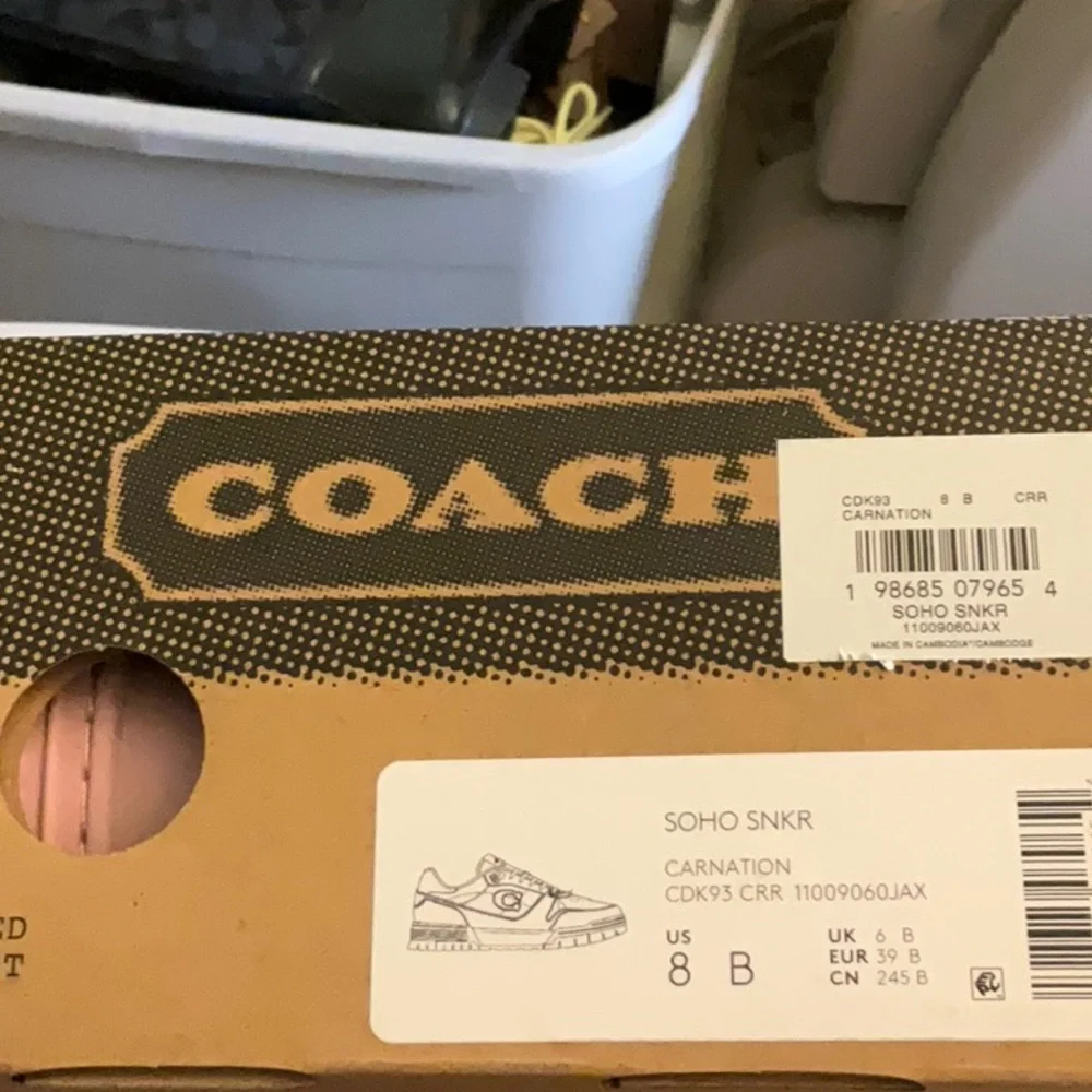 Coach pink leather